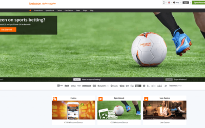 Betsson Welcome Page And Sign Up Offer