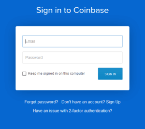 Coinbase Sign In