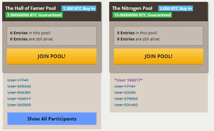 Nitrogen Sports Prize Pool