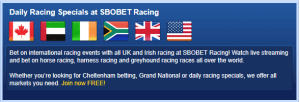 SBOBet Racing Betting